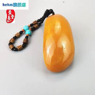 玉石原石黄龙玉仿寿山石雕田黄石手把件福寿如意奇石观赏石