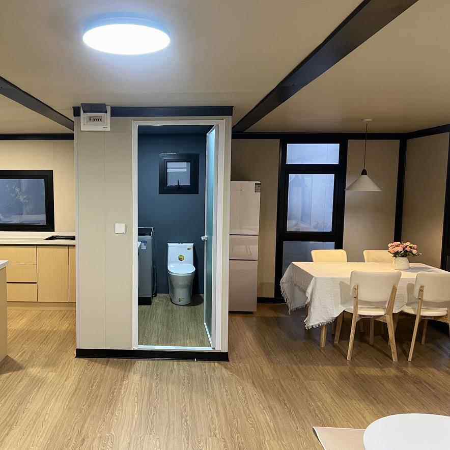 简易房集成房屋折叠集装箱房移动简易房临时仓库经济实惠款