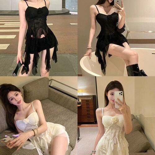 Women's Floral Lace Up Backless Top, Summer Casual Party Wea