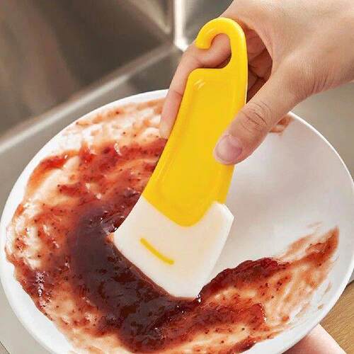 1-10pcs Silicone Spatula Kitchen Scraper Soft Blade Scraper