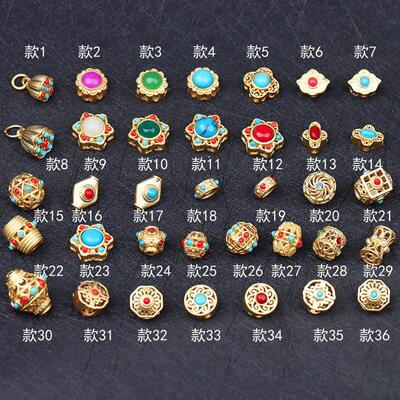 Nepal Copper Plated Ancient Sauce Retro Lotus Pod Transfer B