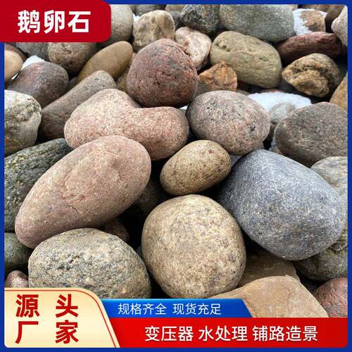 变压器鹅卵石5-8公分水处理鹅卵石园林铺路造景用河卵石