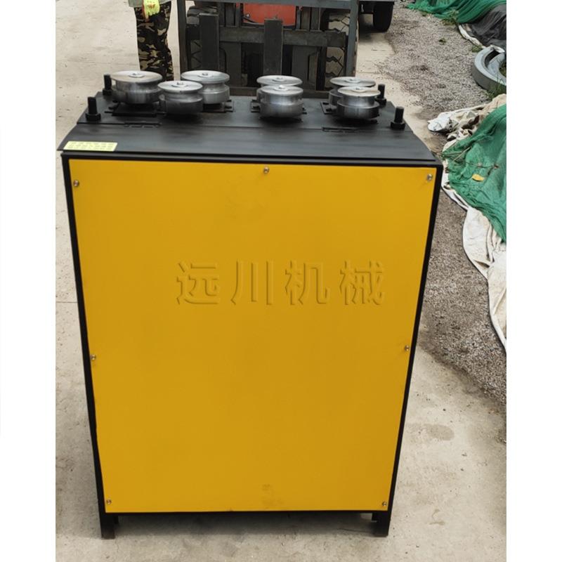 金属型材七轮盘管机钢管不锈钢管螺旋打圈机呼啦圈弯弧卷圆机