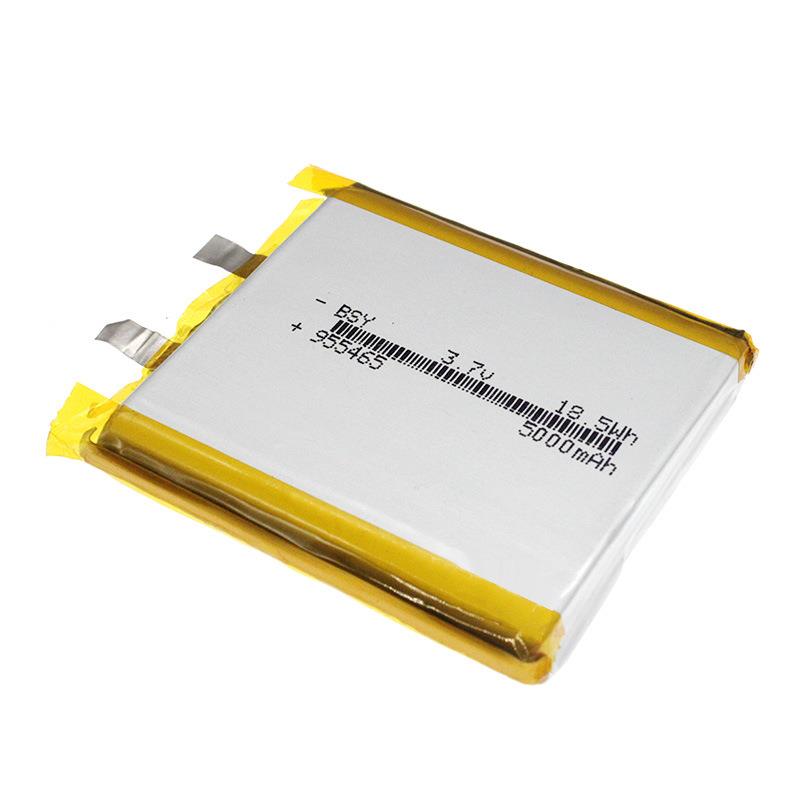 聚合物 软包电VPT芯 55546 5动000ma9h 移电源 工厂3.7V锂电池