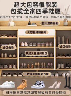 鞋柜家XG0143用门口室内新款20款25爆入户储物柜靠墙柜玄关收一体
