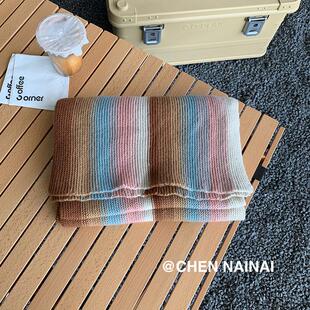 纯棉彩条小毛巾厨房抹布洗碗布擦桌布吸水耐脏擦手巾清洁巾擦脸巾