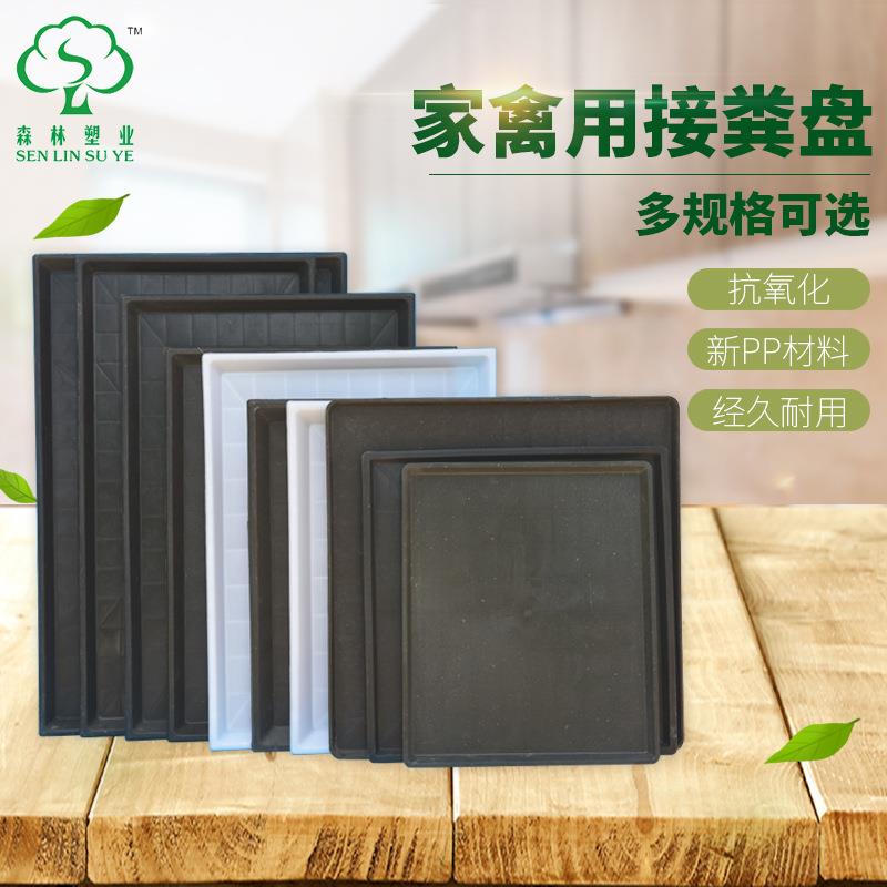 养鸡育雏笼专用接粪板方形易清洗托粪盘鸡笼塑料粪板养鸡设备用品