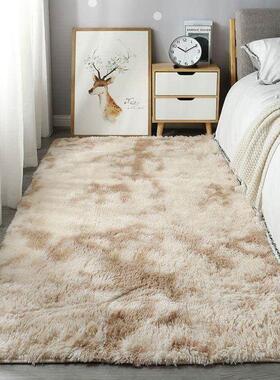 地毯，卧室床毯北欧长毛绒地垫，靠垫