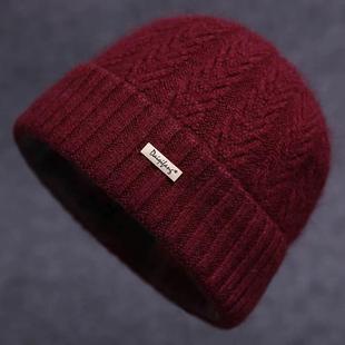 70岁80中老年帽子女士薄款针织帽春秋季老太太毛线帽冬天老人妈妈