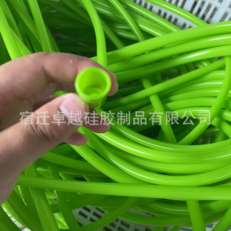 厂家定制夜光硅胶管渔具发光荧光硅胶套管绿色食品级硅胶管