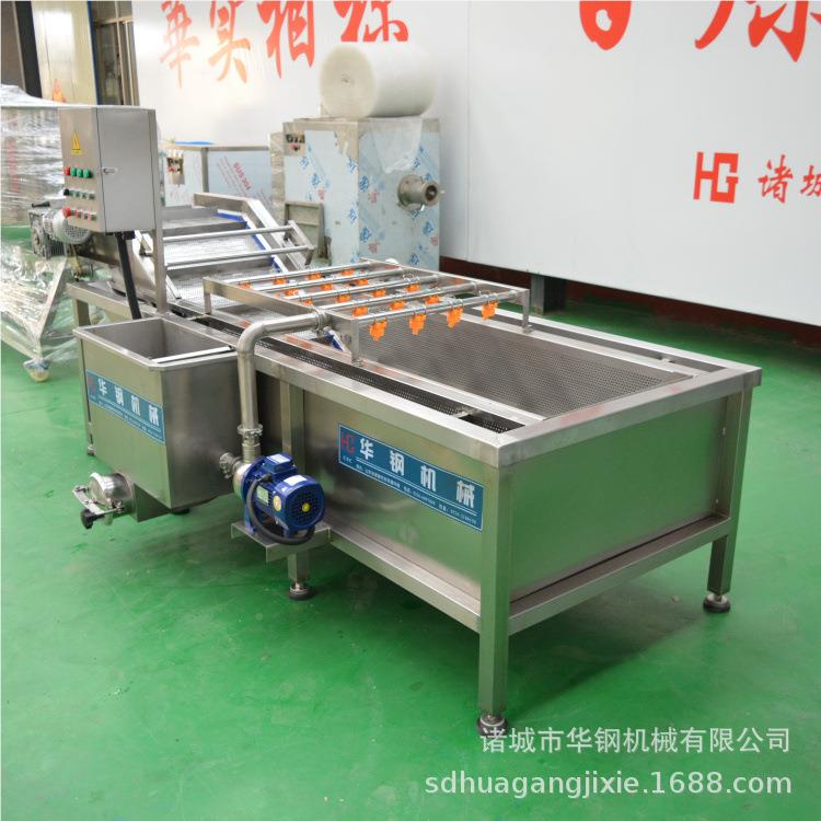 自动蔬泡清全洗机食堂净菜流水线水果蔬菜清洗547设果备操作简气