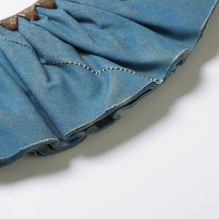 厂家直供全棉蓝布油性蓝布风轮五金无芯打磨抛光布轮抛光轮