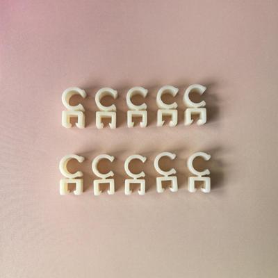 连接12mm烤漆杆和特制滑轨的专用连接器卡扣配件加厚耐用