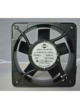 信湾SINWANS180FAP-22-1WB 18065大风量 金属框 塑胶叶