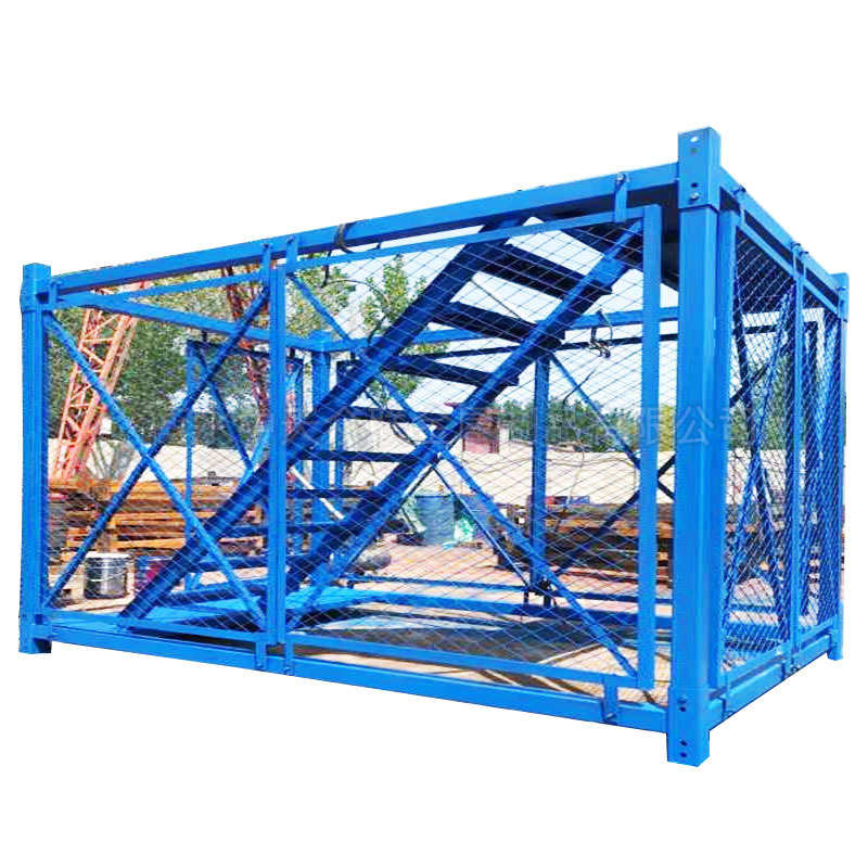 安全梯笼组合式梯笼工地施工安全爬梯箱式安全梯笼基坑通 道梯笼