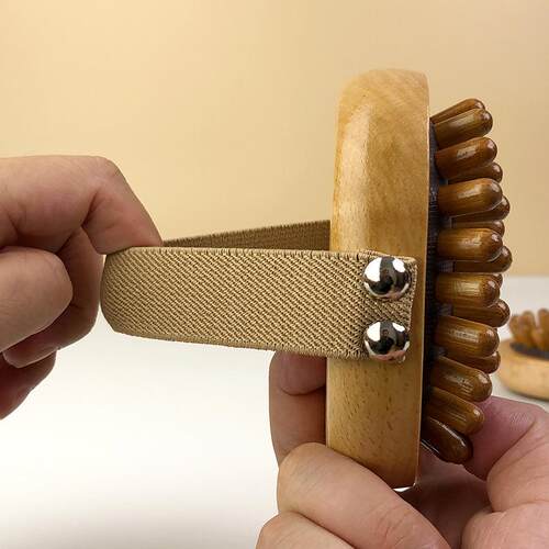 气垫经络木质头部男士唇部磨砂膏