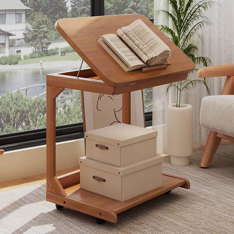 茶几可移动翻盖迷你沙发边几小户型收纳置物架卧室床边桌带轮小桌