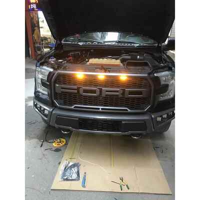 适用15-17年福特F150改装猛禽款前杠分体前杠FORDF150raptor杠