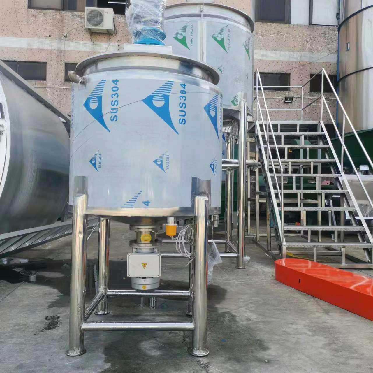 双层液体搅拌机316不锈钢加热搅拌机液体高低速搅拌机汽车玻璃水