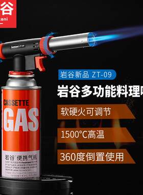 岩谷便携式喷火枪家用卡式气点火器高温喷枪焊枪烧火焰枪点ZT-09