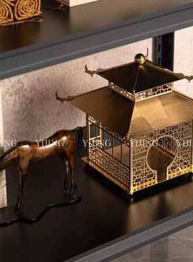 艺贝子宋代美学所办公室陈列艺术装饰品样板间茶室新中式国风组合