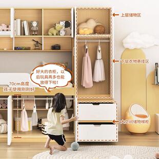 儿童床人床物吊柜半高床男女床孩小户储型LB004柜一体单床省空间