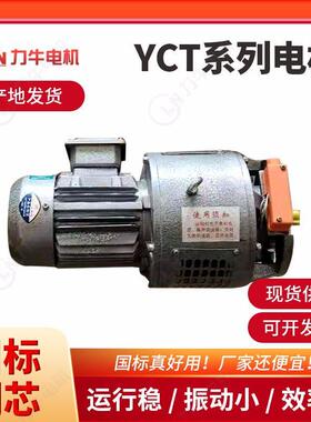 22W三相异步电动机YCT-250-4B机械设备用变频电机大功率