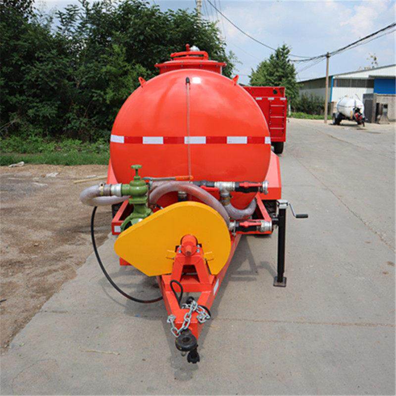 3000L水拖车 拖车 洒水拖车 带喷枪挂车 定做污水拖车