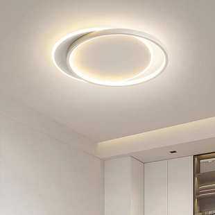 书房圆形灯三角形北欧奢艺术现代轻吸顶灯创意简约灯大气房间led