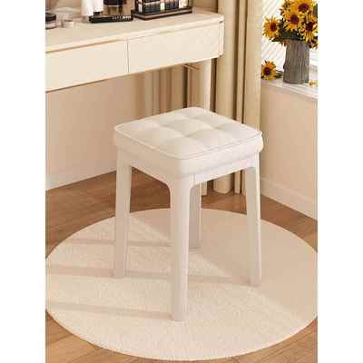 #三梦家用梳妆台凳子轻奢女生卧室无靠背化妆凳美甲椅子网红化妆