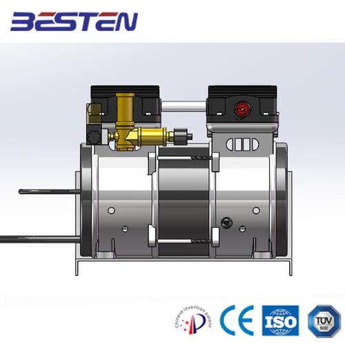 工程车载打气泵无油空压机BWZ1100/15DC特种直流耐高温DC12V/2