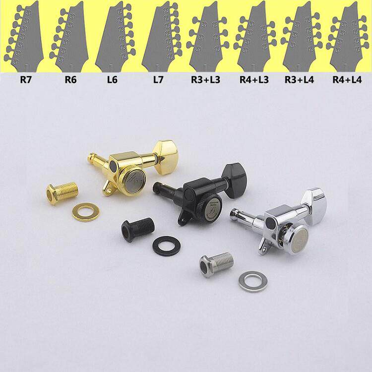 采购产品韩国制造6/7/8弦，电吉他，民谣吉他锁钮，弦钮，弦钮，