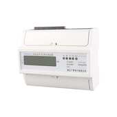 7P三相四线导轨电子式 电能仪表DTS8988出租房家用220v液晶电能表