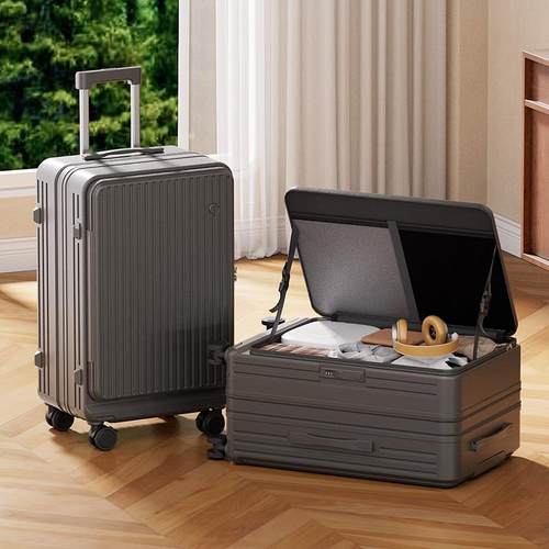 正品2025新款侧开深仓行李箱大容可扩量结实耐用容旅行 登机箱拉