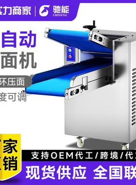 压面机商用电动饺子皮面条包子馒头智能制面机不锈钢揉面机