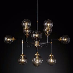 商店艺术灯具 后现代服装 北欧个性 创意极简复古工业风魔豆吊灯美式