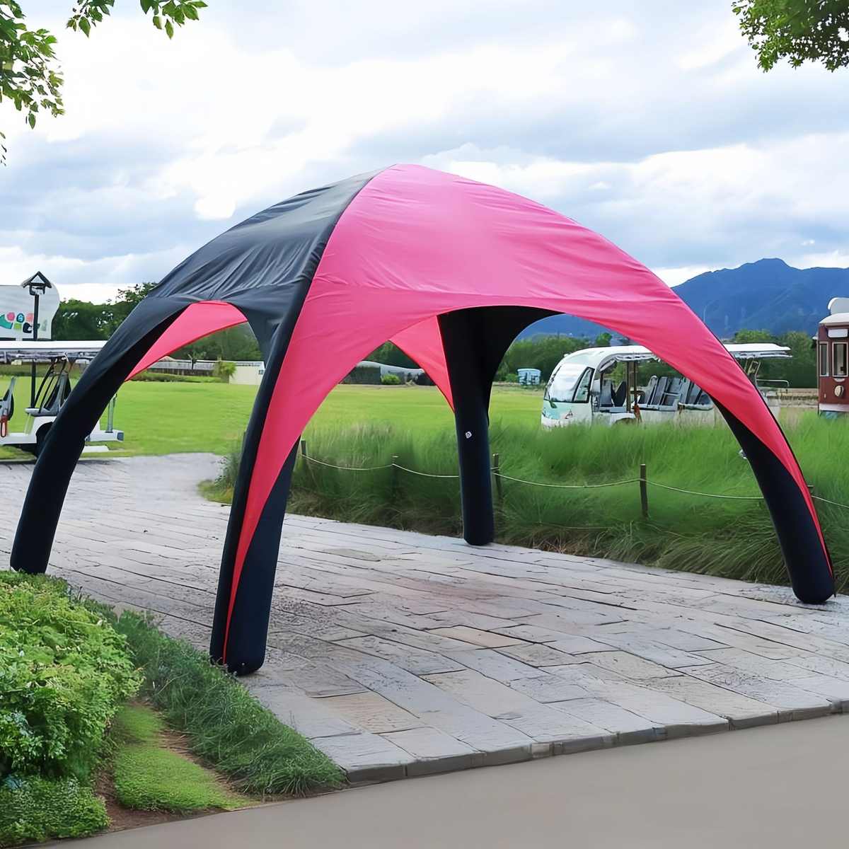 大型充气广告帐篷商业展览tpu四脚帐篷户外活动遮阳摆摊帐篷批发