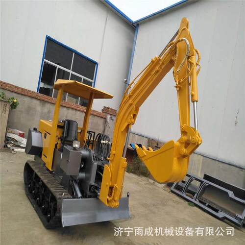 工地建筑挖掘铲车 农用两头忙挖掘装载机 轮式前铲后挖两用一体机