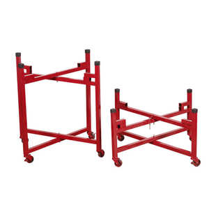 威风锣鼓堂鼓扁鼓红鼓牛皮鼓鼓架金属鼓架子可折叠推动万向轮