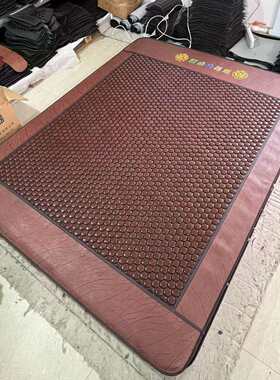 托玛琳六角赭石加厚床垫数显可控温电加热家用床垫厂家