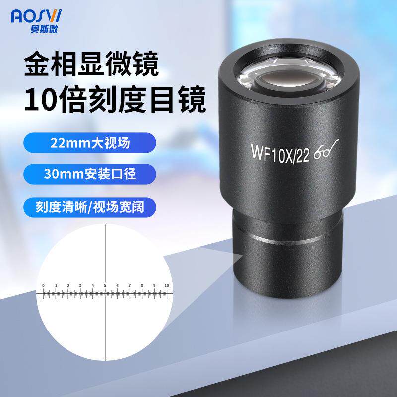 奥斯微(AOSVI)金相显微镜100X高倍油浸物镜 金相显微镜100X物镜
