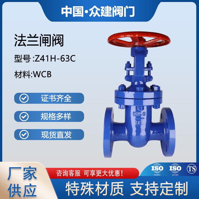 Z41Y-25C国标WCB碳钢法兰闸阀温压明杆闸阀钢制