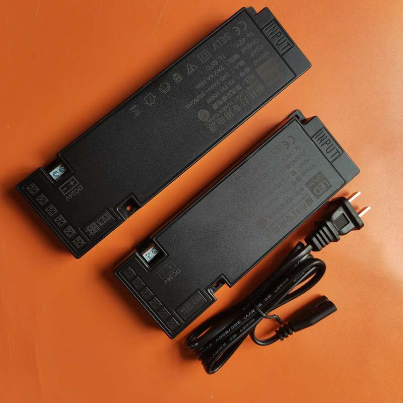 24V杜邦变压器插线恒压控制器电源60W100瓦橱柜展柜酒柜灯带插口