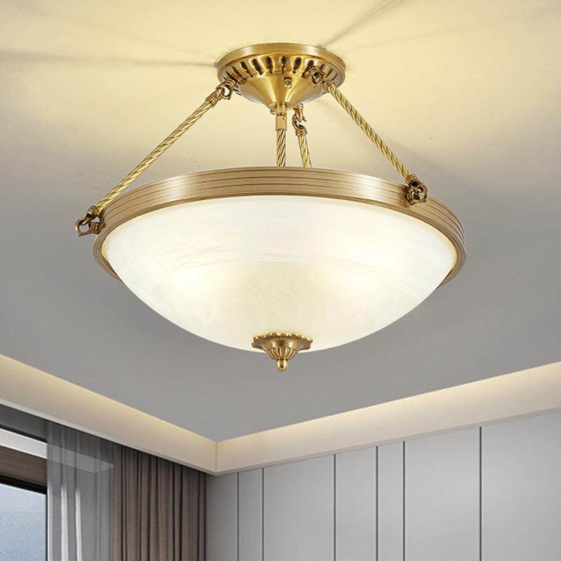 全铜门厅灯户外过道走廊玄关大门超亮半吊灯阳台凉亭简约吸顶灯具