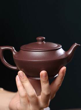 紫砂壶宜兴工厂直供纯手工紫砂茶壶茶具汉云泡茶壶家用单壶