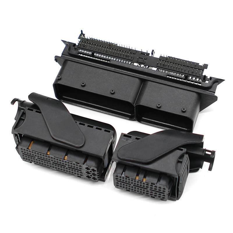 3-1534904-4 154孔铝壳汽车防水连接器ECU94+60插头针座 284617-1