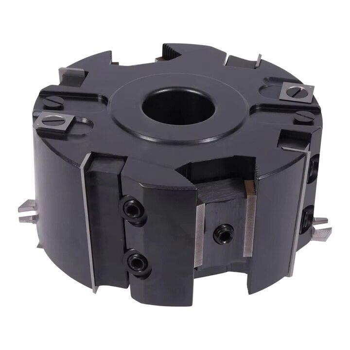 LIVTER木工刨床头125mm可调锯齿刀具凹槽Z4剪切机刀头厂家