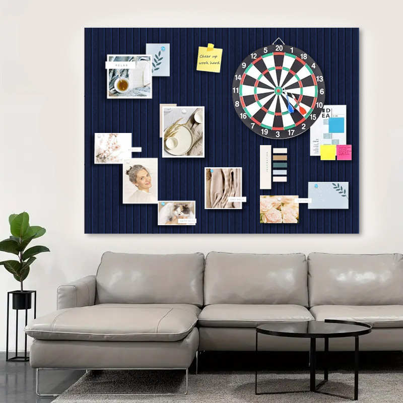 供货12件软木板公告板装饰墙板照片墙可留言板可拆卸纳米胶