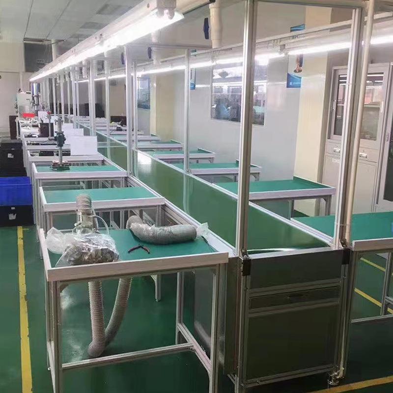 江西防静电铝型材工作台精益管线棒可移动精益管供应多功能