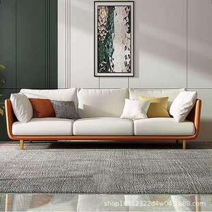 公寓商务户客厅三人位宿直排出租小型免SG1018民洗科技布家用房简